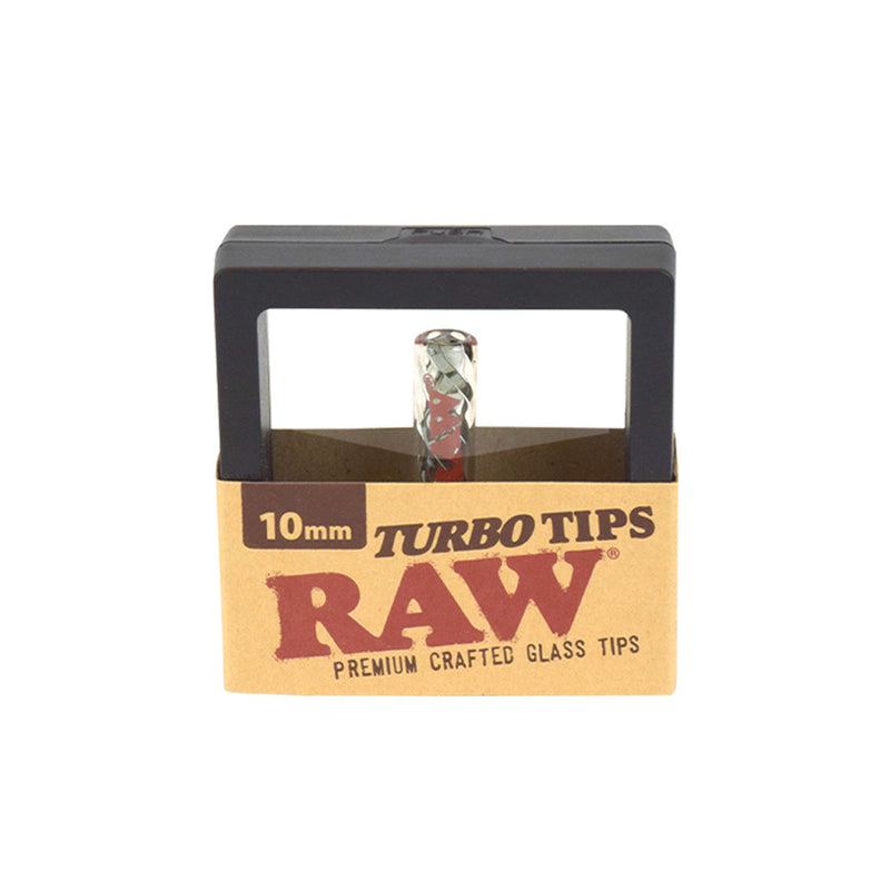 10mm Black Glass Turbo Tip (Display of 12)