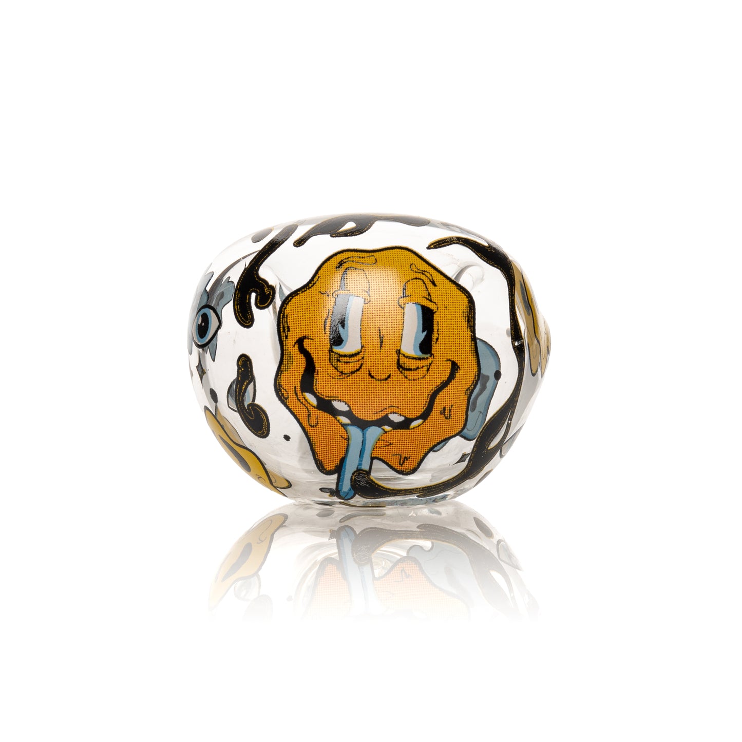 4.5" Smiley Face Hand Pipe