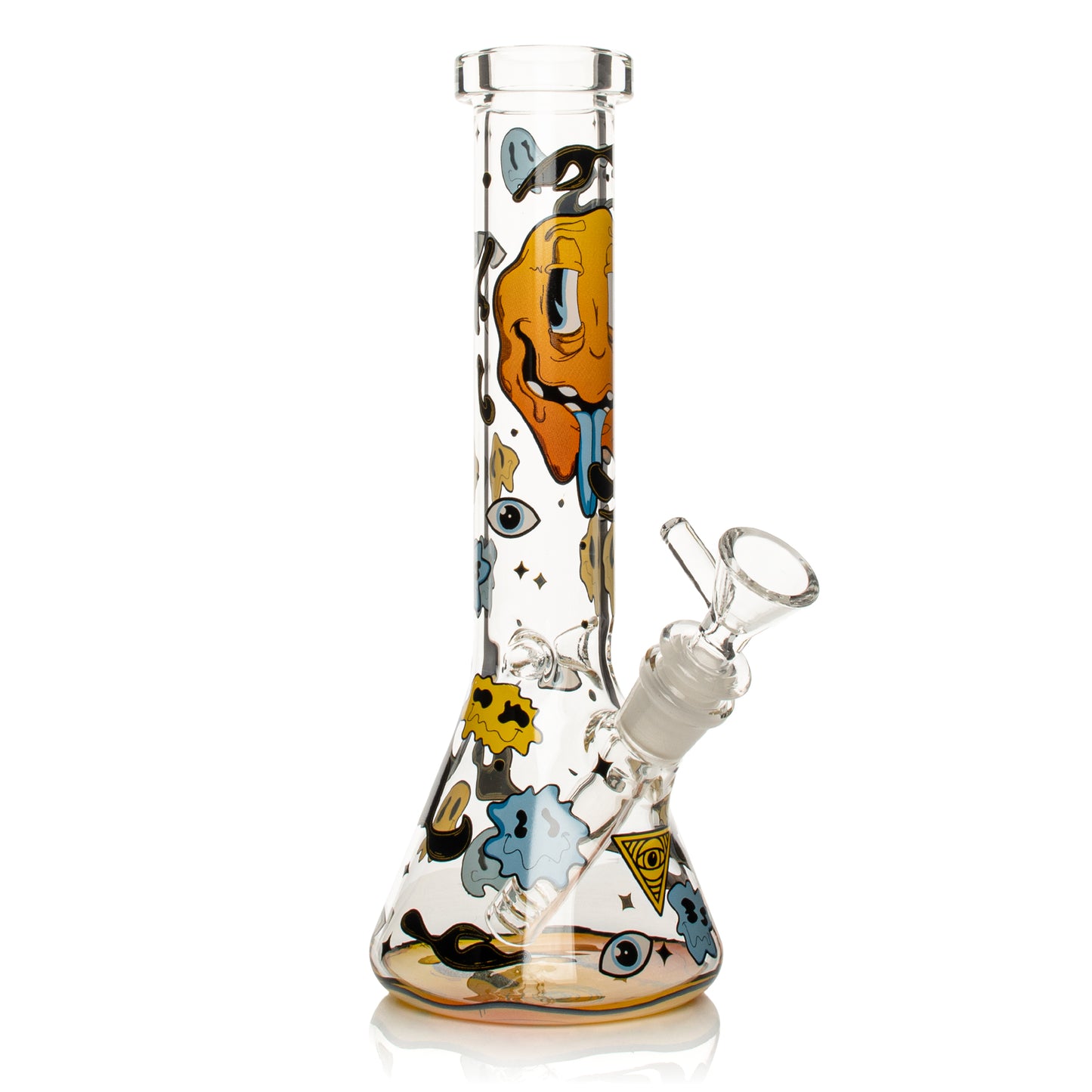 10" Smiley Face Water Pipe
