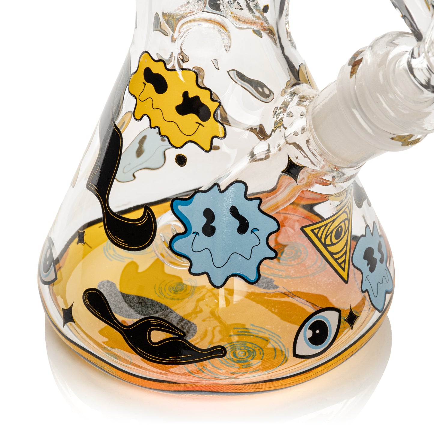 10" Smiley Face Water Pipe