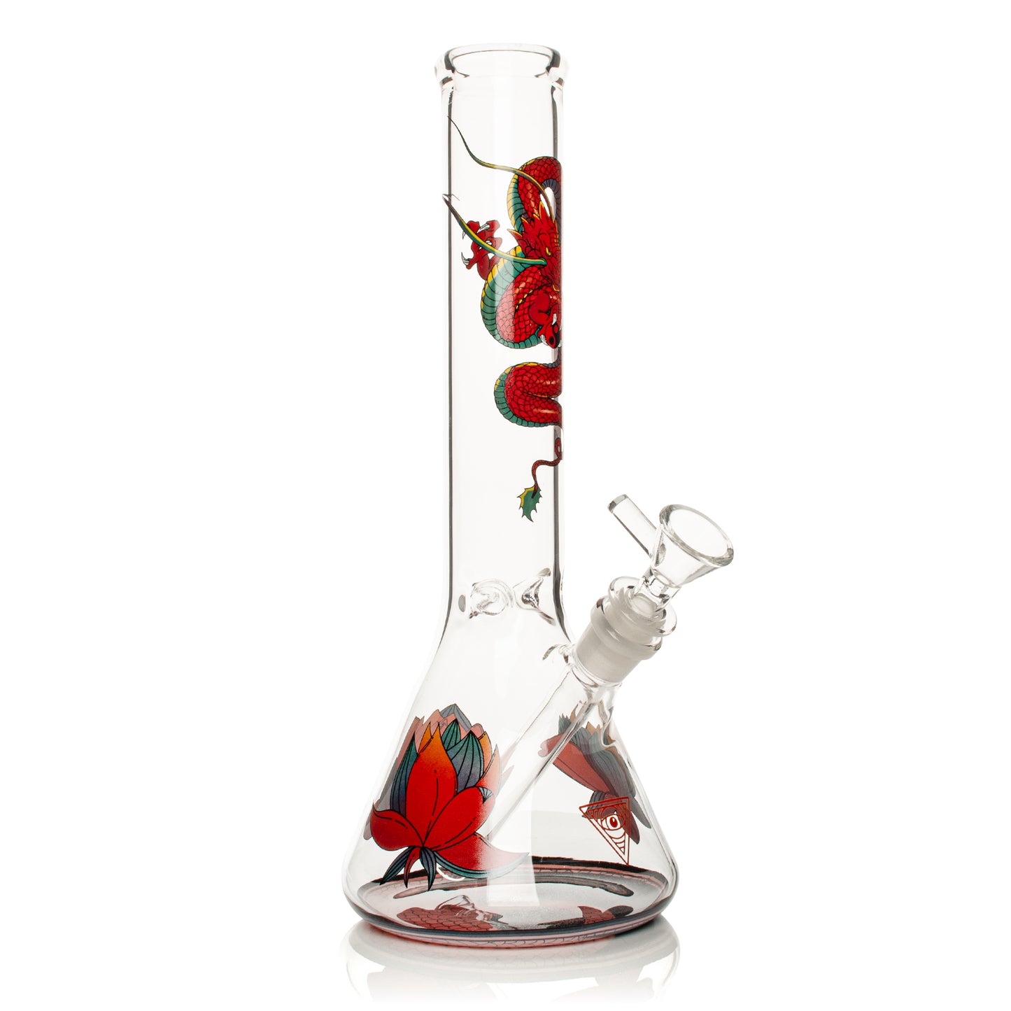 12" Yin-Yang Dragon Water Pipe
