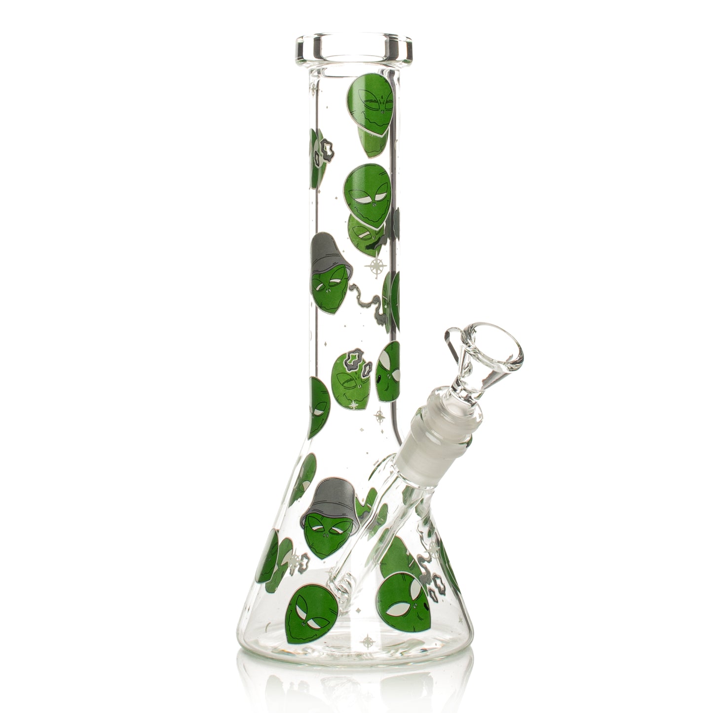 10" Alien Glow-in-the-Dark Water Pipe