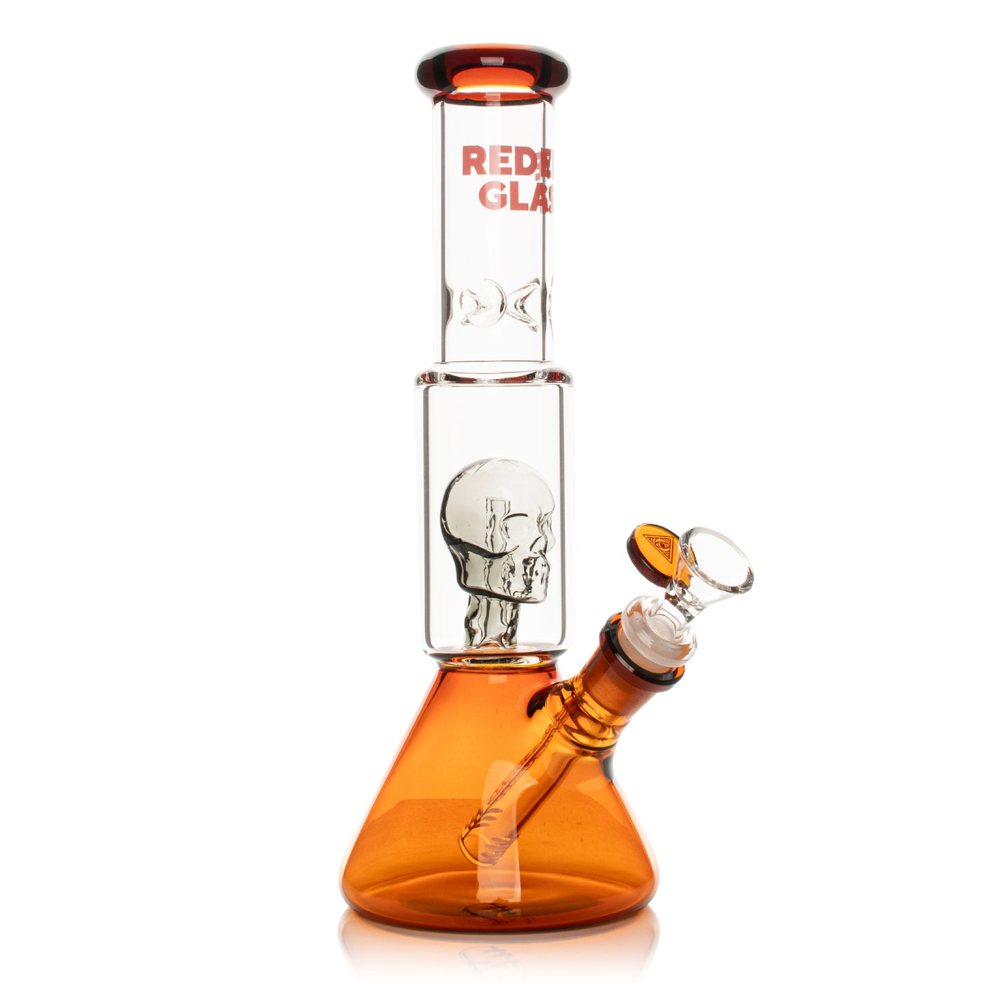 11" Dual Chamber Skull Perc Water Pipe