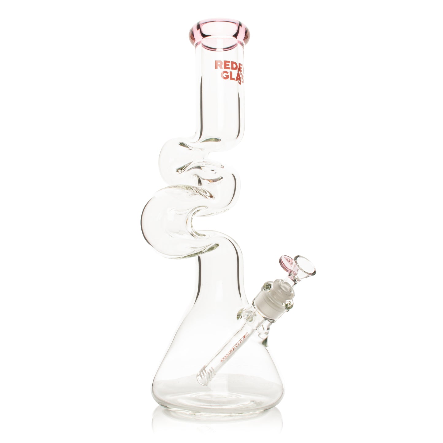 16" 7mm Thick Loop-D-Loop Water Pipe
