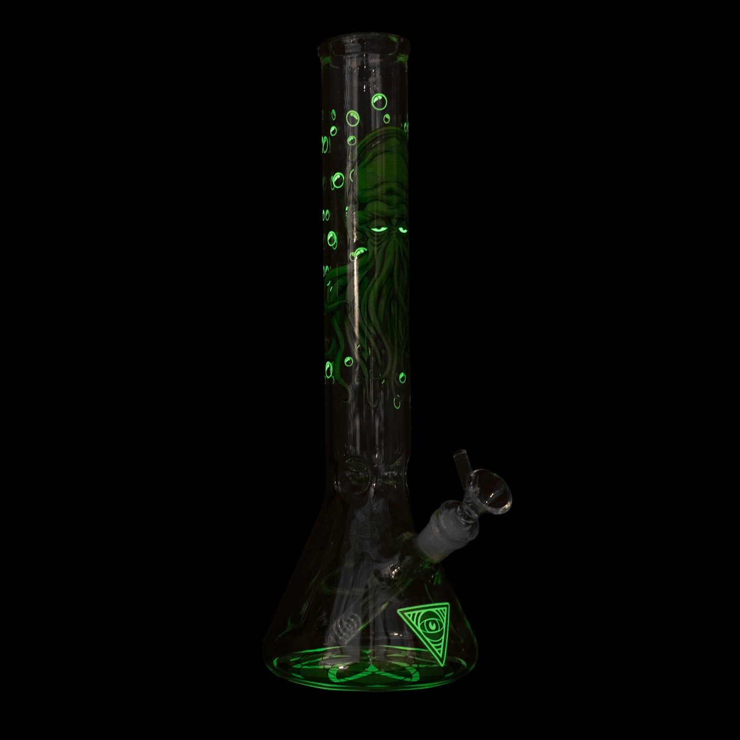 15" Glow-in-the-Dark Cthulhu Water Pipe