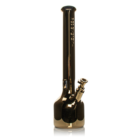 18" 24K Gold Terminator Hex Tube Water Pipe