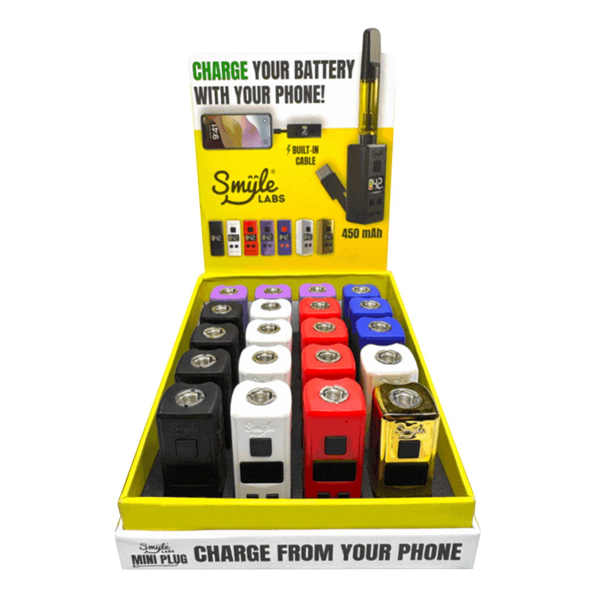 Mini Plug 510 Battery (Display of 20)