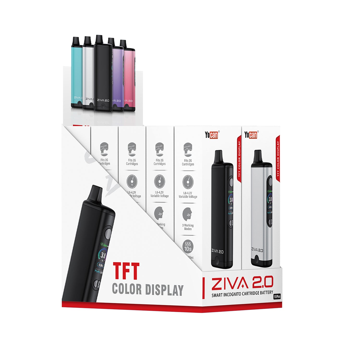 Ziva 2.0 Smart Vaporizer (Display of 10)