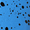 Splatter Blue Black