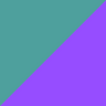 Teal + Purple