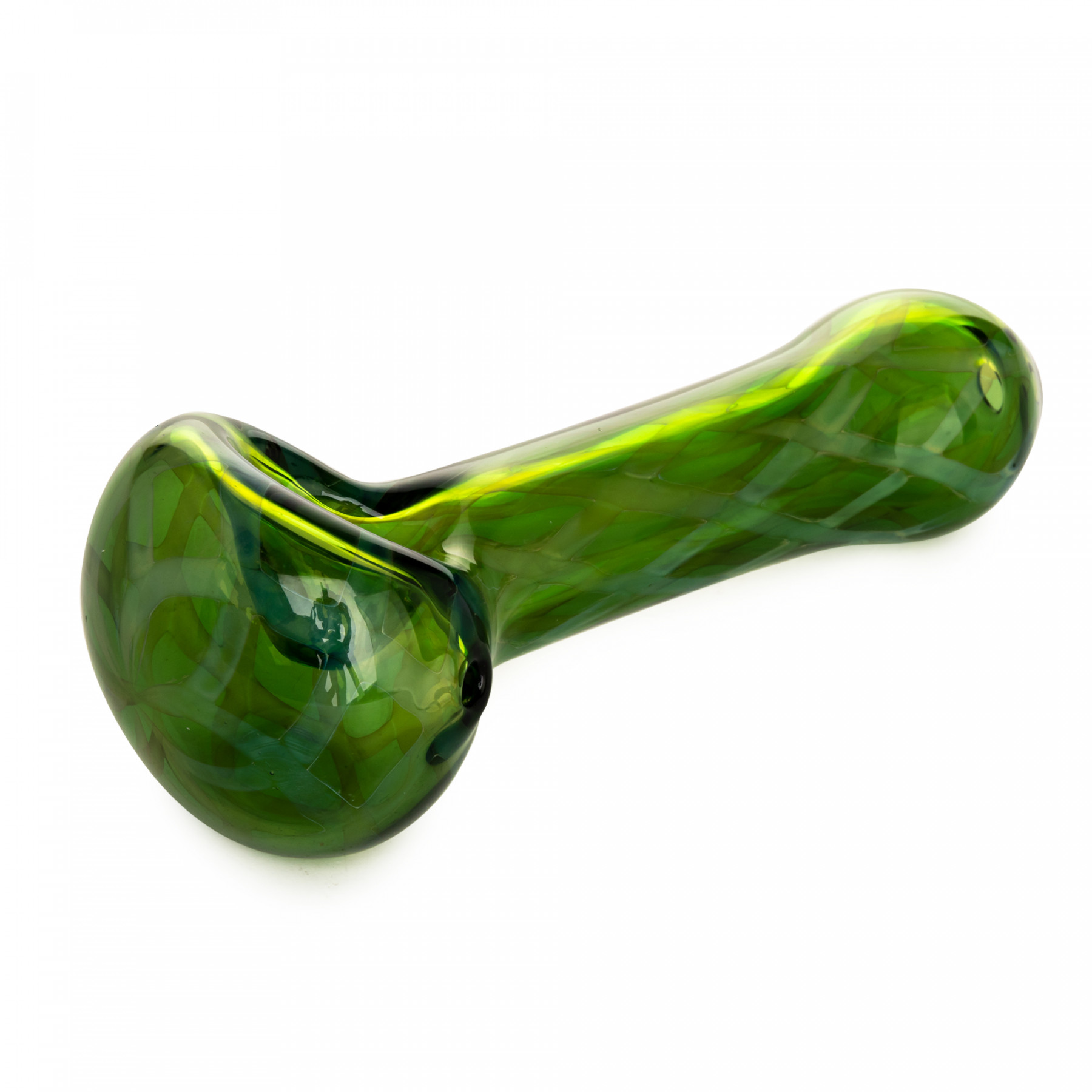 4.5" Crosshatch Spoon Hand Pipe